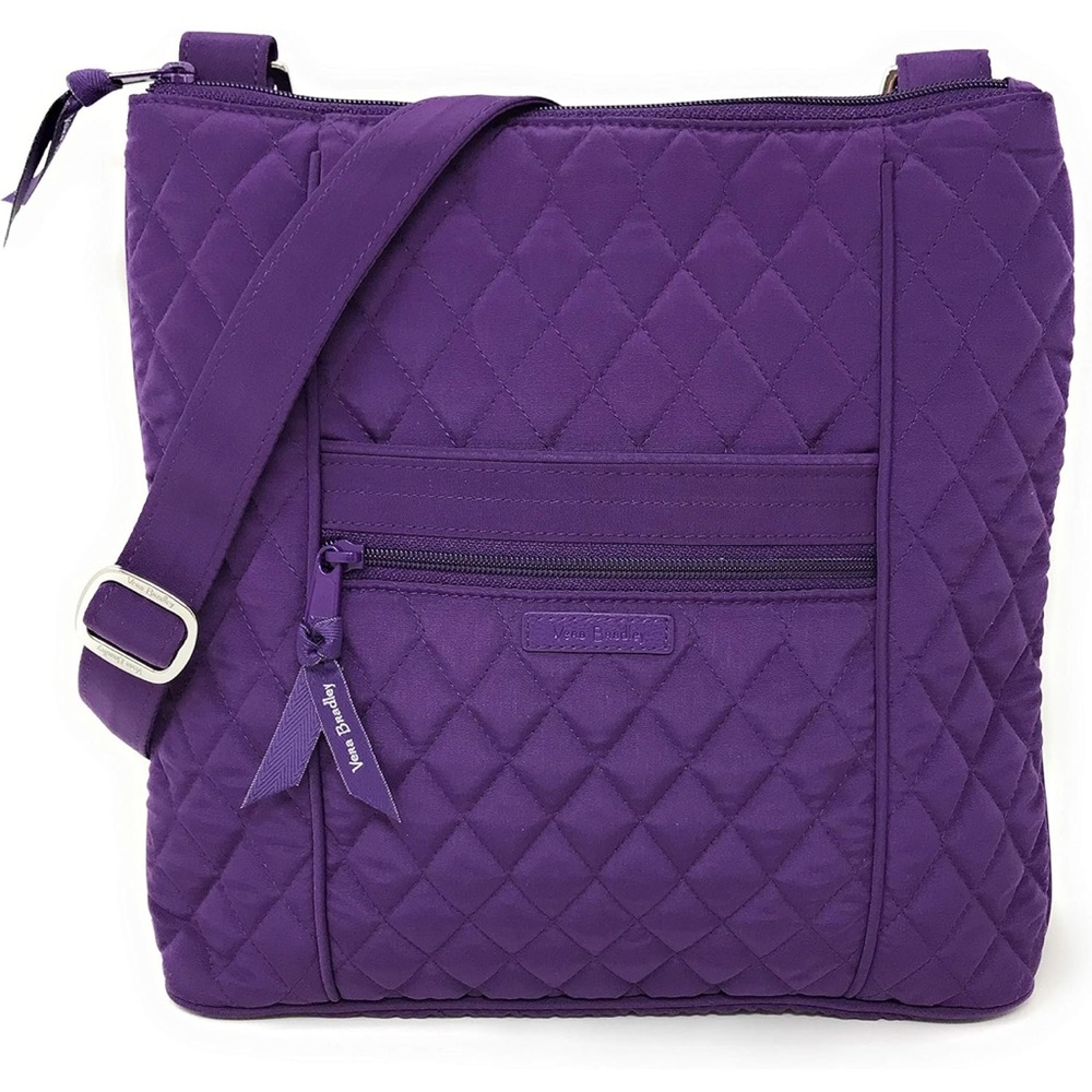Vera Bradley Vibrant Purple Quilted Crossbody